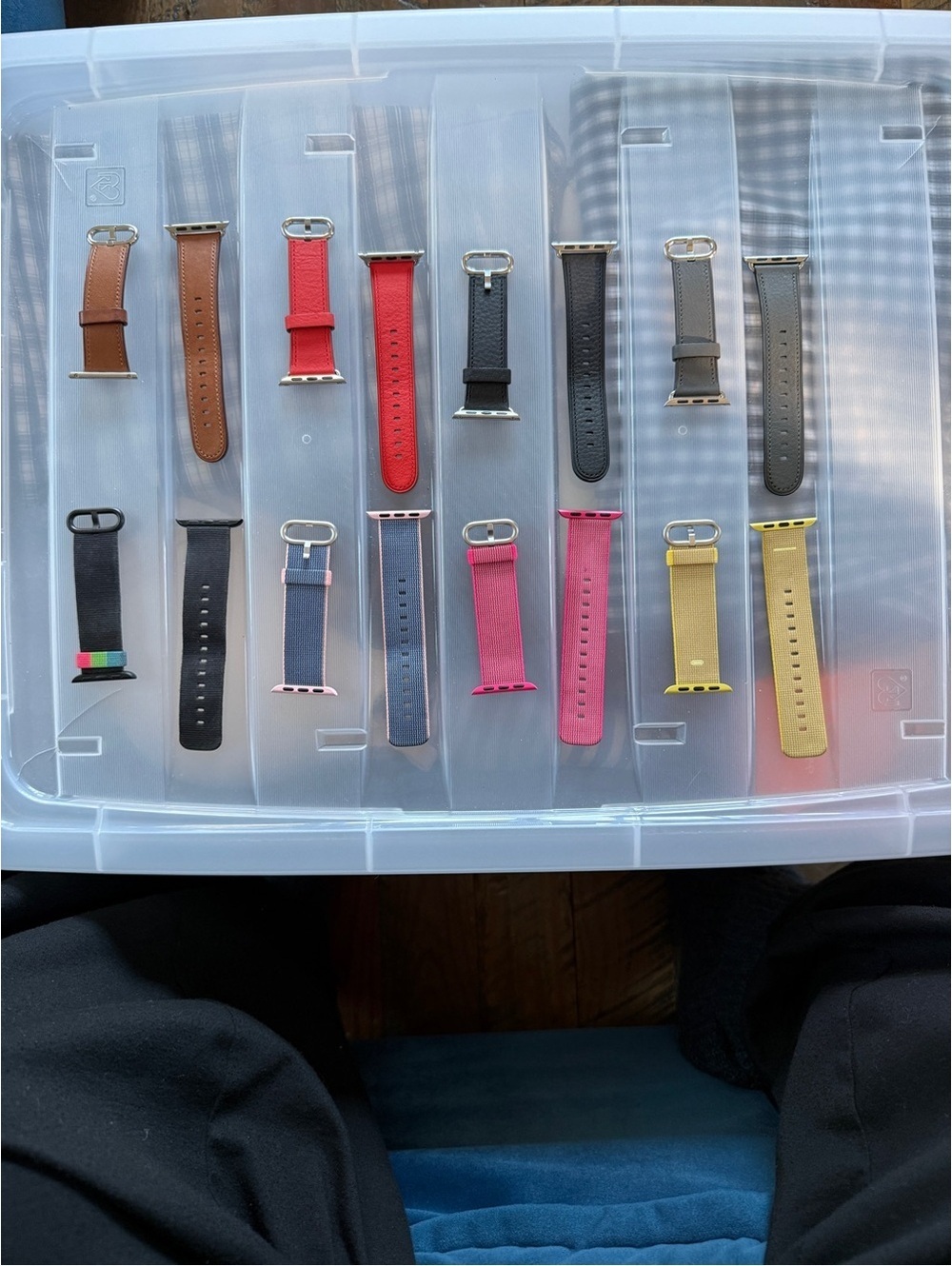 Lot of 8 Apple Watch Bands Assorted Colors - 38mm compatible